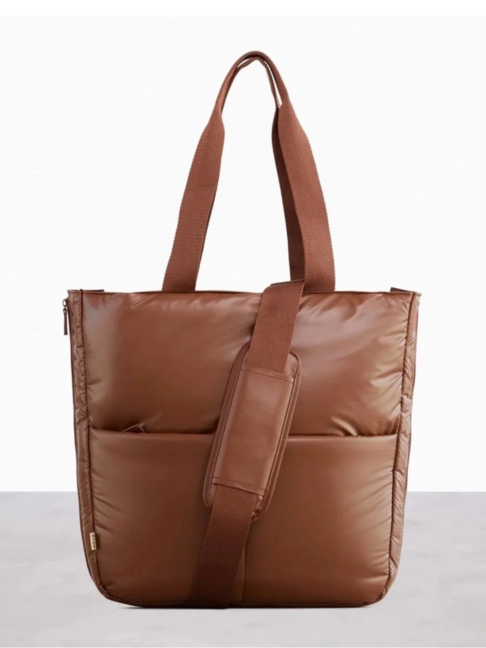 BEIS Expandable Puffy Tote in Maple
